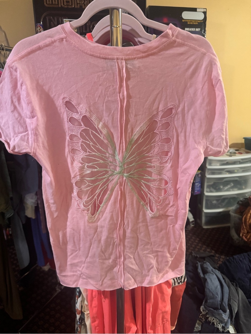TRICIA FIX BUTTERFLY TEE!!! Size Small!!! 🔥 🔥 🔥